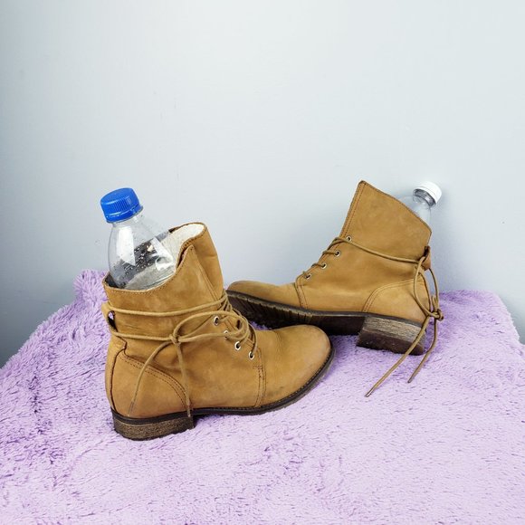 All Seasons Boot, Made in Romania LEATHER + SHERPA FUR LINED Winter Hiker Boot 7 - Picture 2 of 4